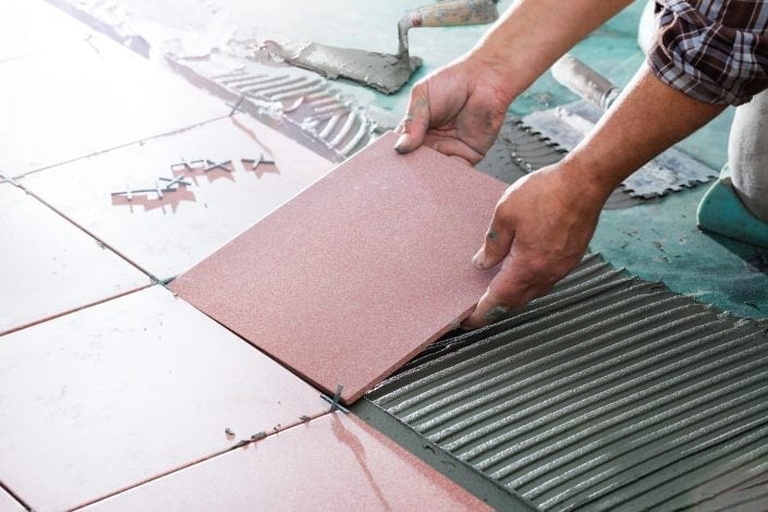 Installing Tiles – Professional Mason