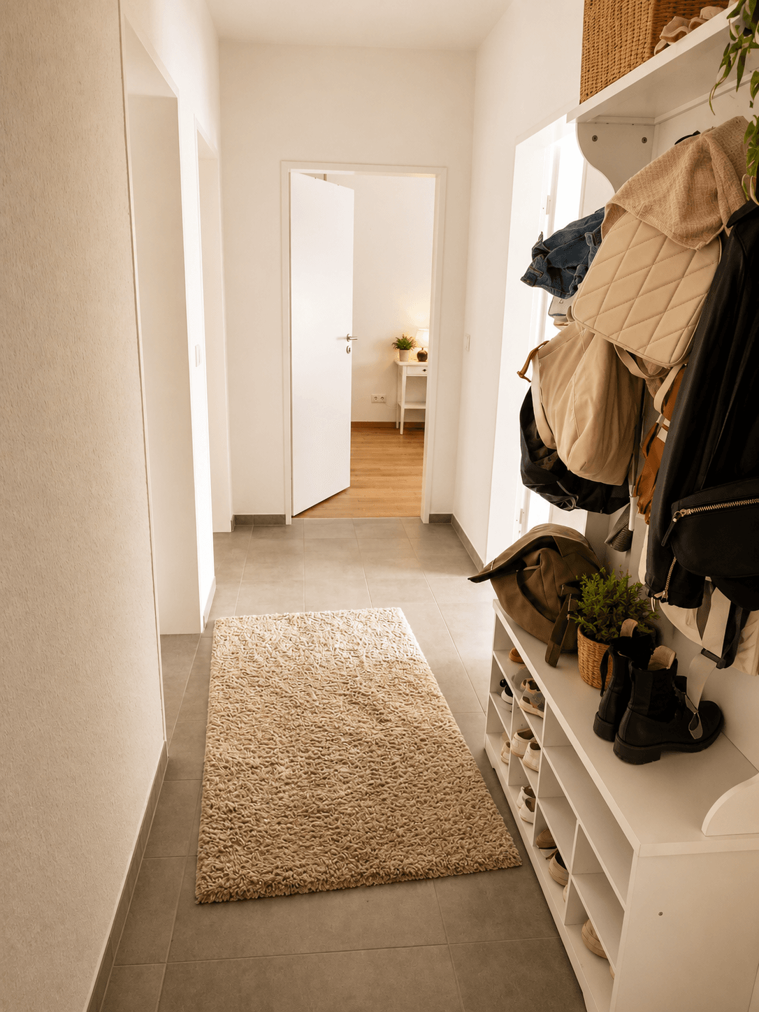 Moderner Wohnungsflur