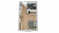 Hochwertiges Mini-Appartement in Neubaukomplex zu vermieten! - Whg. 00.5 - 01.05