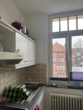 Kleine Küche mit Fenster - Zentral gelegene 2-Zimmer-Wohnung in Quakenbrück – Ideal für Singles oder Paare