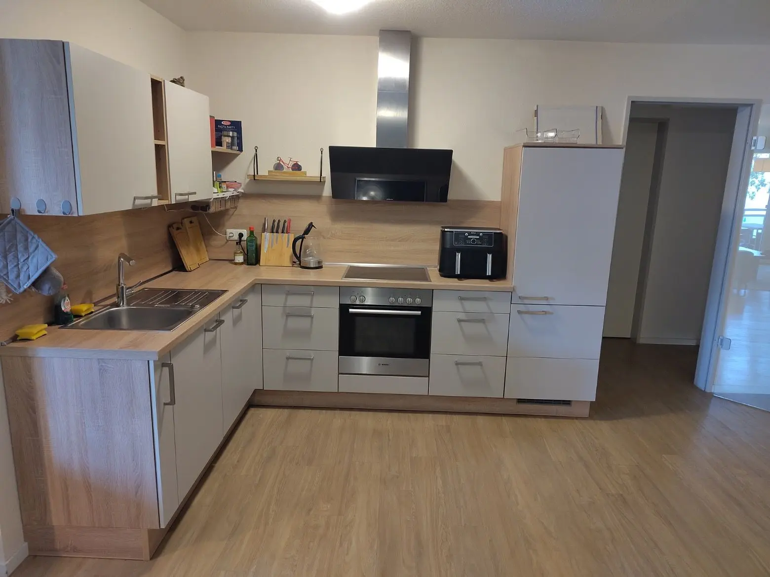 Großzügige 2-Zimmer-Wohnung mit Balkon und offener Wohnküche in Bahnhofsnähe 49597 Rieste, Etagenwohnung