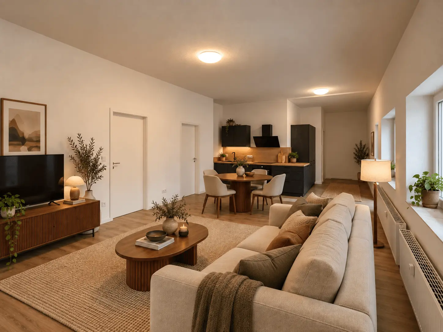 Kernsanierte Obergeschosswohnung mit Einbauküche in Löningen zu vermieten! 49624 Löningen, Etagenwohnung