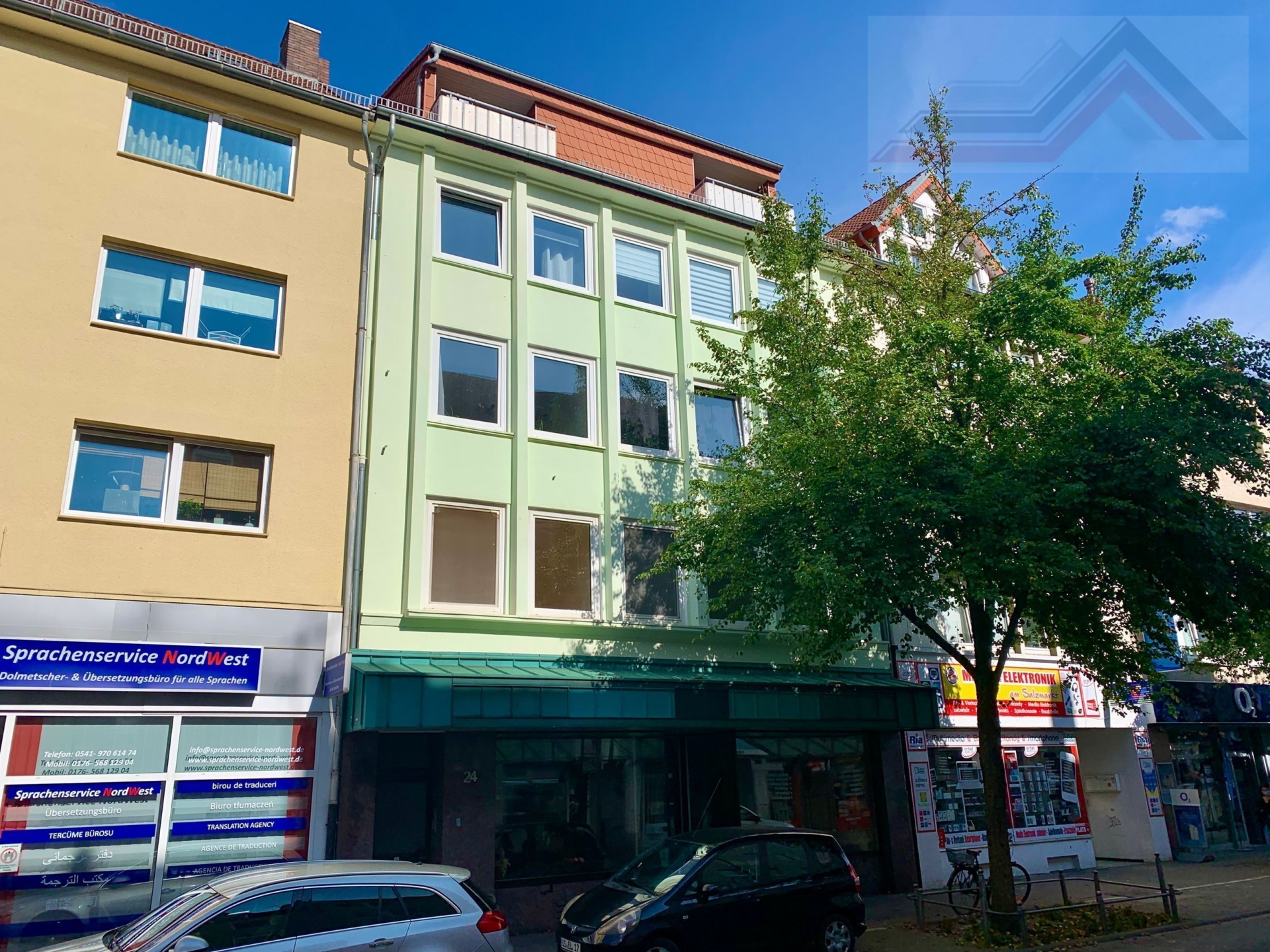 Kompaktes 1-Zimmer-Apartment mit Balkon im 4. OG – Osnabrück 49074 Osnabrück, Etagenwohnung