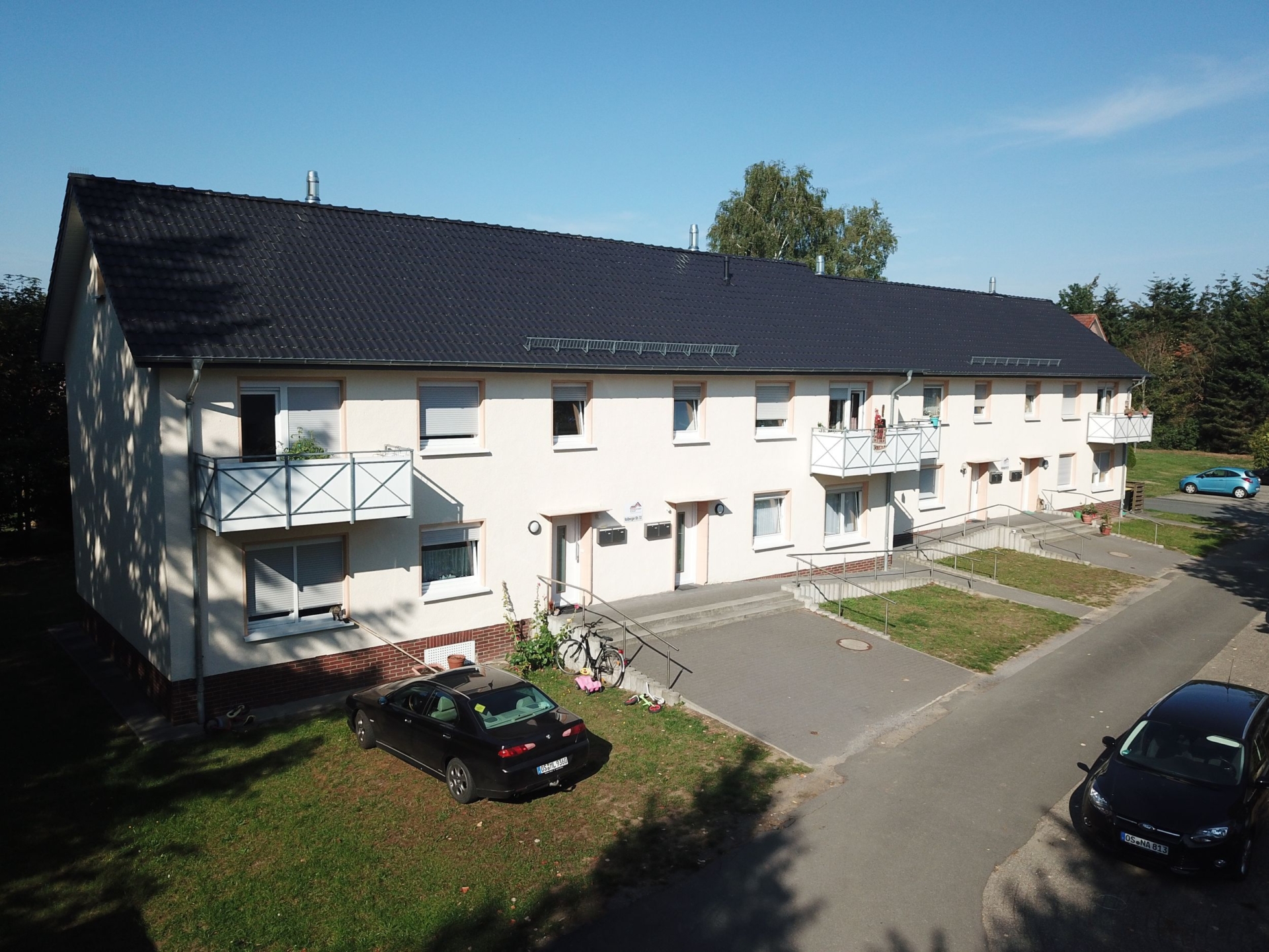 Gepflegte Obergeschosswohnung mit Blick ins Grüne! 49584 Fürstenau, Etagenwohnung