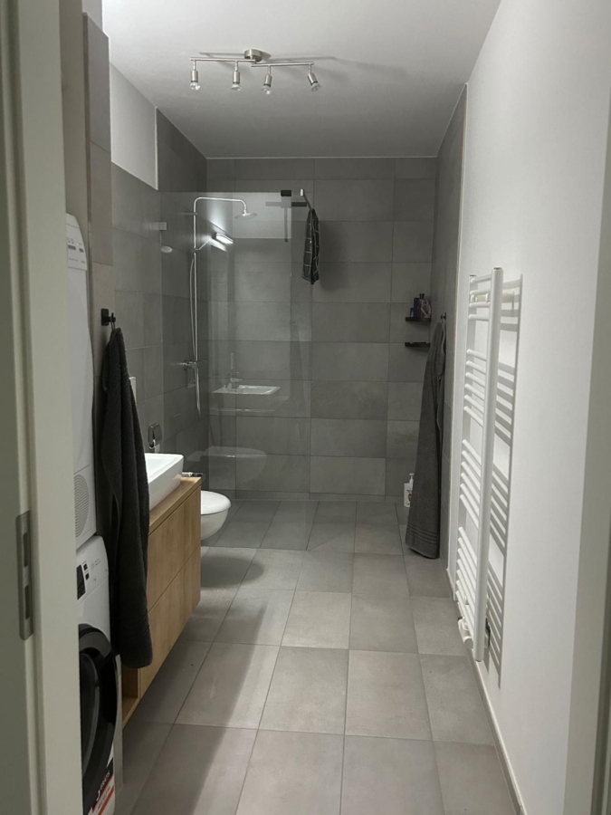 Modernes Badezimmer mit Dusche