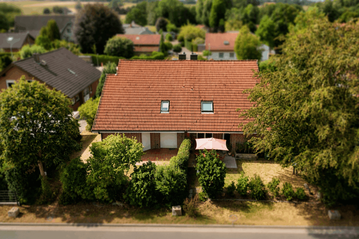 Doppelhaushälfte mit Garten