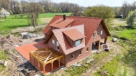 Neubau mit rotem Dach - Helle 3-Zimmer-Wohnung mit Balkon in Neuenkirchen
