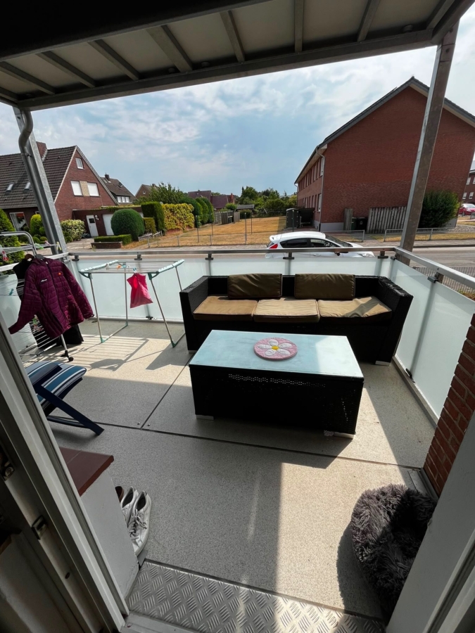 Balkon mit Sitzbereich
