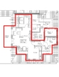 Grundriss - Moderne Dachgeschosswohnung in Rieste zu vermieten!