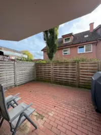 Terrasse mit Gartenblick