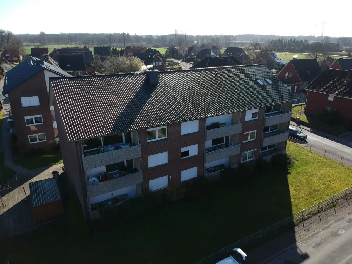 Luftaufnahme Mehrfamilienhaus