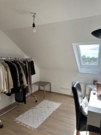 Helles Büro mit Dachfenster