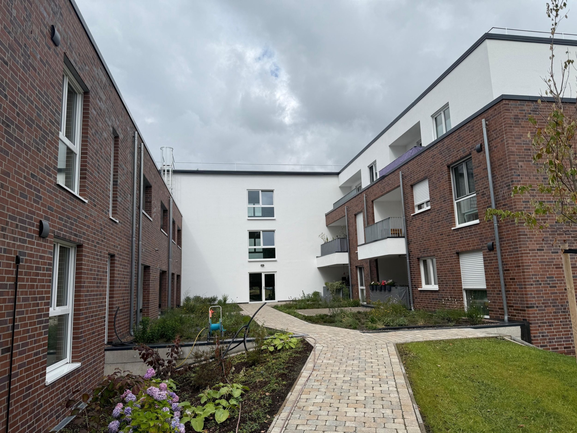 Moderne Wohnanlage außen