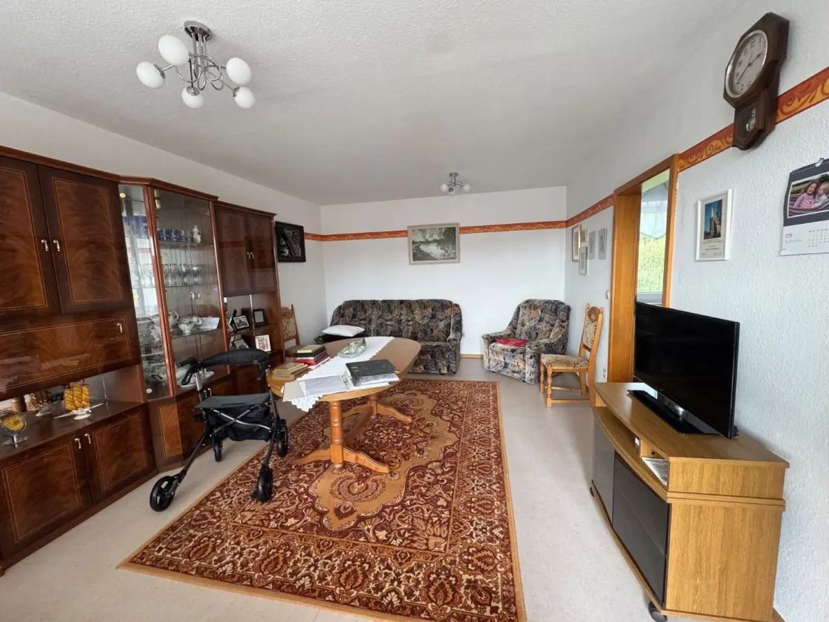 Wohnzimmer in Seniorenwohnung